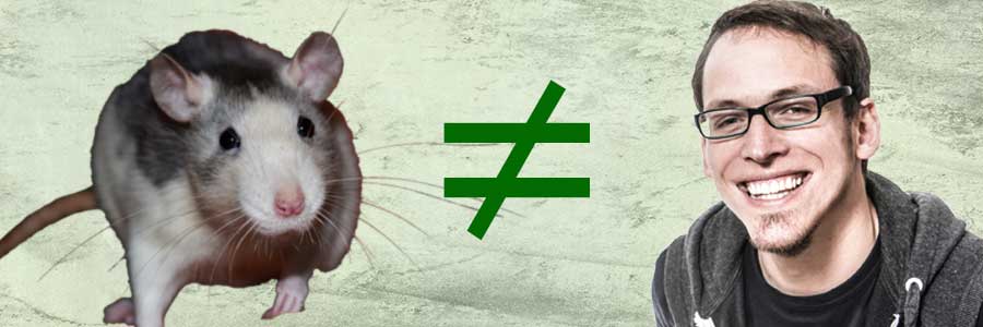 rat studies don't necessarily inform human health