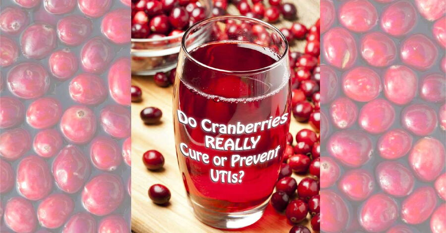 a glass of cranberry juice prevents urinary tract infections