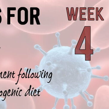 week 4: keto adaptation challenges